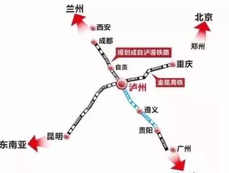 贵州最新版铁路规划图｜贵州铁路蓝图全新版